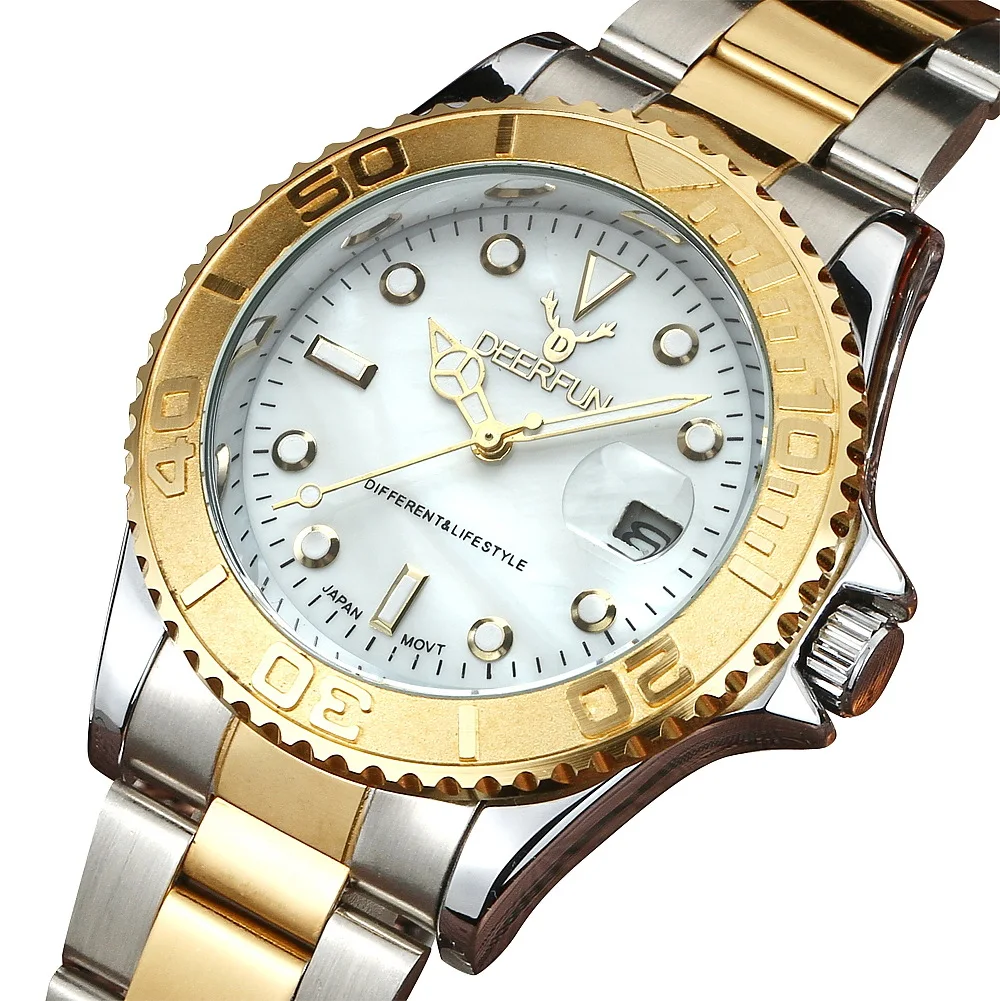 Швейцарские oyster perpetual Rolexable Japan MIYOTA Кварцевые часы yacht Kelpie мужские