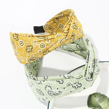 

Haimeikang New Printed Bezel Head Hoop Headband Women Fashion Spring Summer Headwear Hair Hoop Ladies Girls Hair Accessories