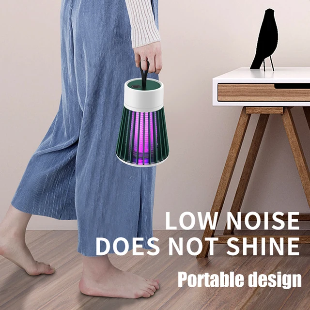 Elektromos Szúnyoggyilkos Lámpa Hordozható Usb Led -Es Csapda Légy Rovar Zapper Gyilkos Otthoni Kártevőirtó Tribellens - Image 2