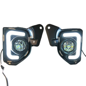 

LED DRL Turn Indicator Signal Daytime Running Fog Light Fit for Toyota Hiace 2014-2016