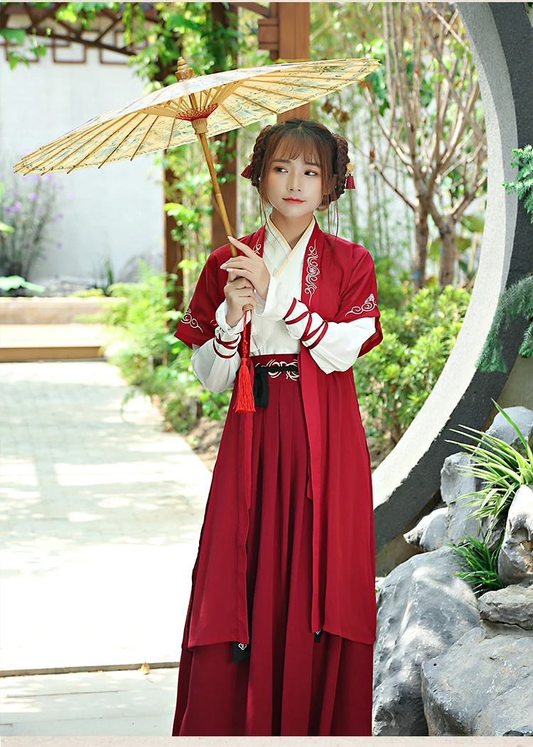 Китайский народный танец одежда Hanfu для женщин Национальный ушу Одежда феи платье взрослых династии Тан древние сценические костюмы DN4148