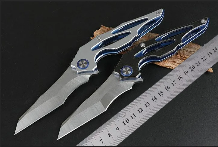 

Two-color Folder (Bearing) folding outdoor folding knife outdoor survival camping hunting knife folding knife 1pcs free shipping