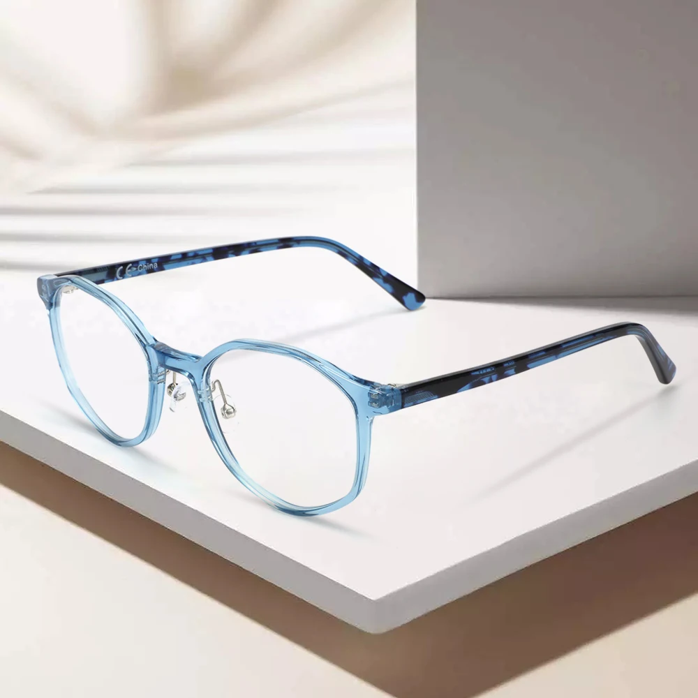 

ZENOTTIC Computer Glasses Men Women Leopard Anti Blue Light Ray Anti Reflective Eyeglasses Frame Clear Lens Gaming Work Eyewear