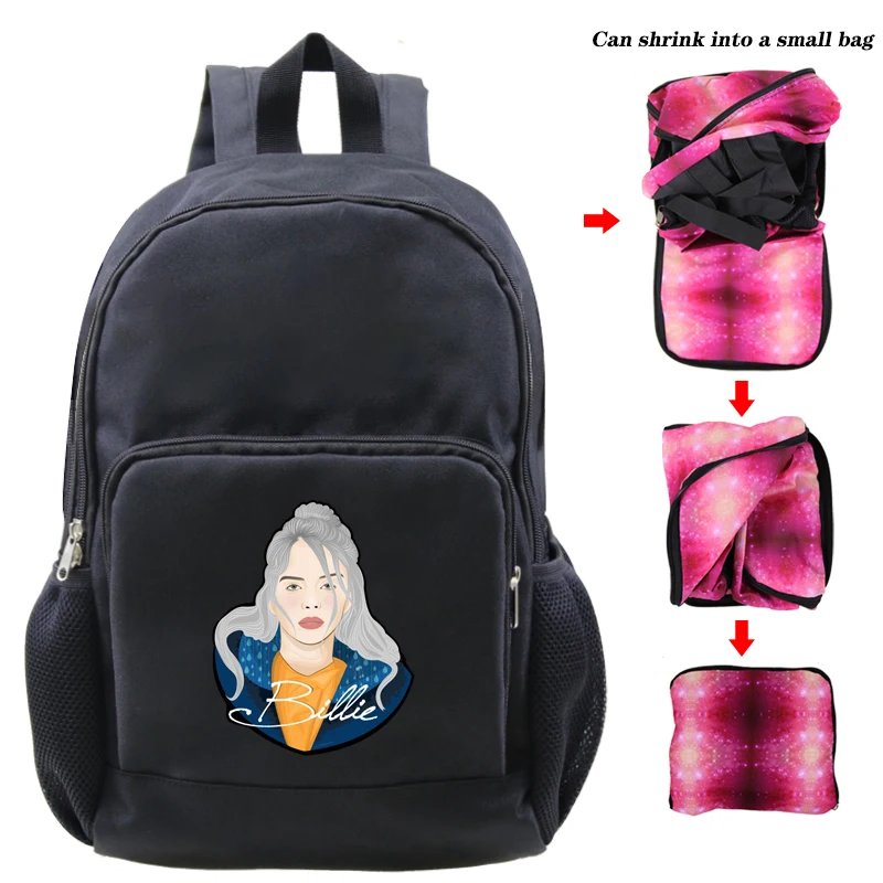 Mochilas Billie Eilish Рюкзак Студенческие школьные сумки для подростков сумка для ноутбука Рюкзаки Escolares Para Adolescentes