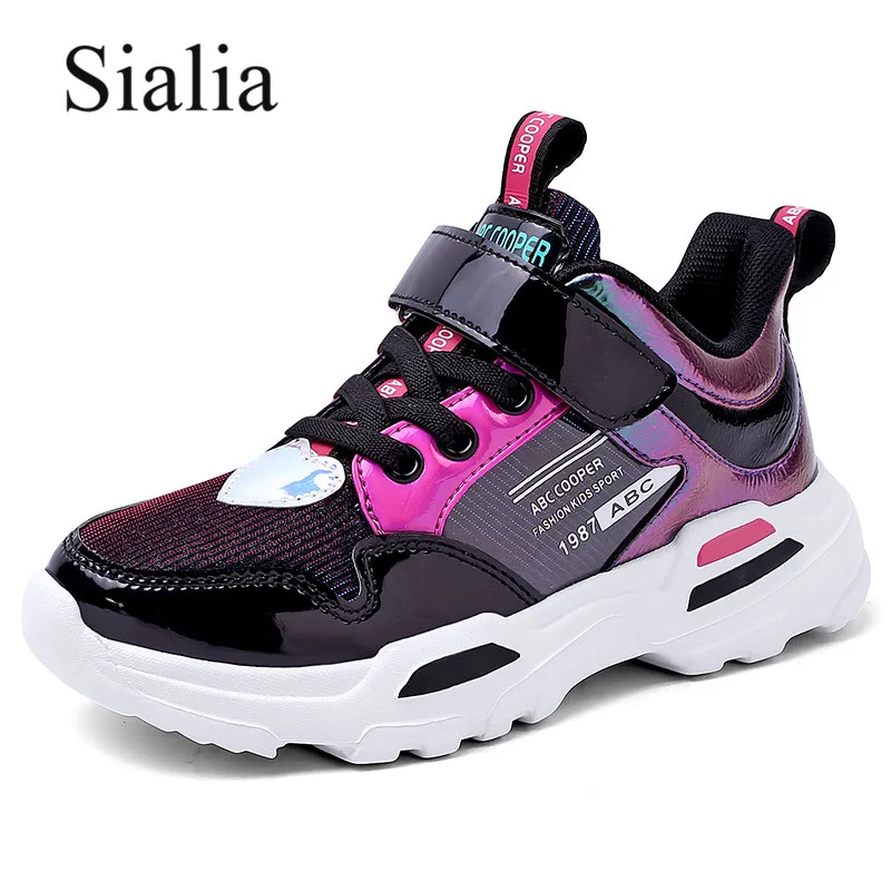 Sialia детские кроссовки для бега; повседневная обувь для девочек; Детские кроссовки; модные спортивные кроссовки для бега; tenis infantil menina;