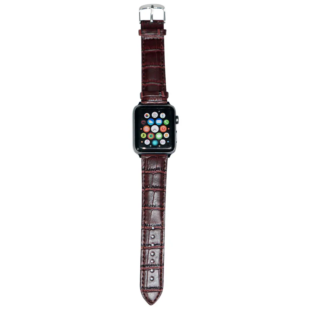7 цветов коммерческий кожаный ремешок Apple Watch для iWatch 42/44 мм 38/40 мм ремешок для Apple Watch серии 5/4/3/2/1