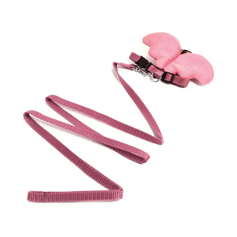 Pink Nylon Pet Safety LED Harness Dog Product Flashing Light Harness LED Dog Harness Leash Rope Belt LED Dog Collar Vest Pet Supplies - Цвет: Pink