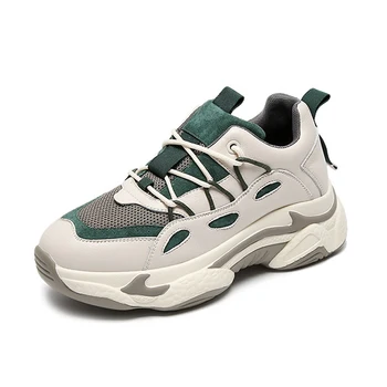 

Genuine Leather Tennis Female Shoes Women Casual Sneakers For Women 2020 Fashion Autumn Platform Shoes Woman Sneakers Breathable