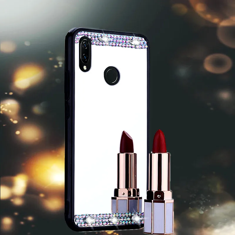 Блеск Зеркало Кремний телефон Дело Huawei P40 Pro P30 P20 Lite 2019 Nova 5т 6 SE 7i Honor V30 30s 20s 20i 10i 20 10 9