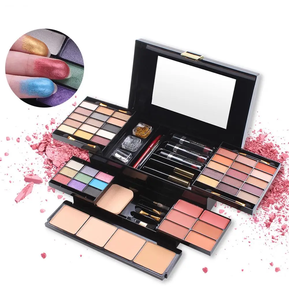 

2019 MISS ROSE Professional Eyeshadow Palette Lipstick Blush Powder Cosmetics Set Eye Shadow Palette Make up Palette maquillage
