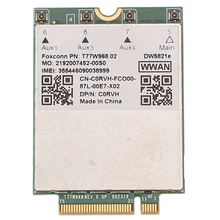 T77W968 DW5821E Snapdragon X20 LTE Cat16 1 Гбит/с FDD-LTE TDD-LTE 4G сим-карту для Dell 5420 5424 7424 ноутбук