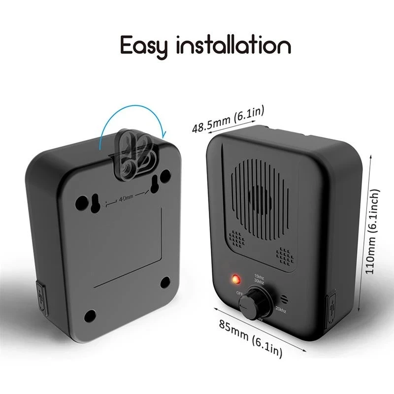 Adjustable Ultrasonic Dog Barking Control Device Image 3