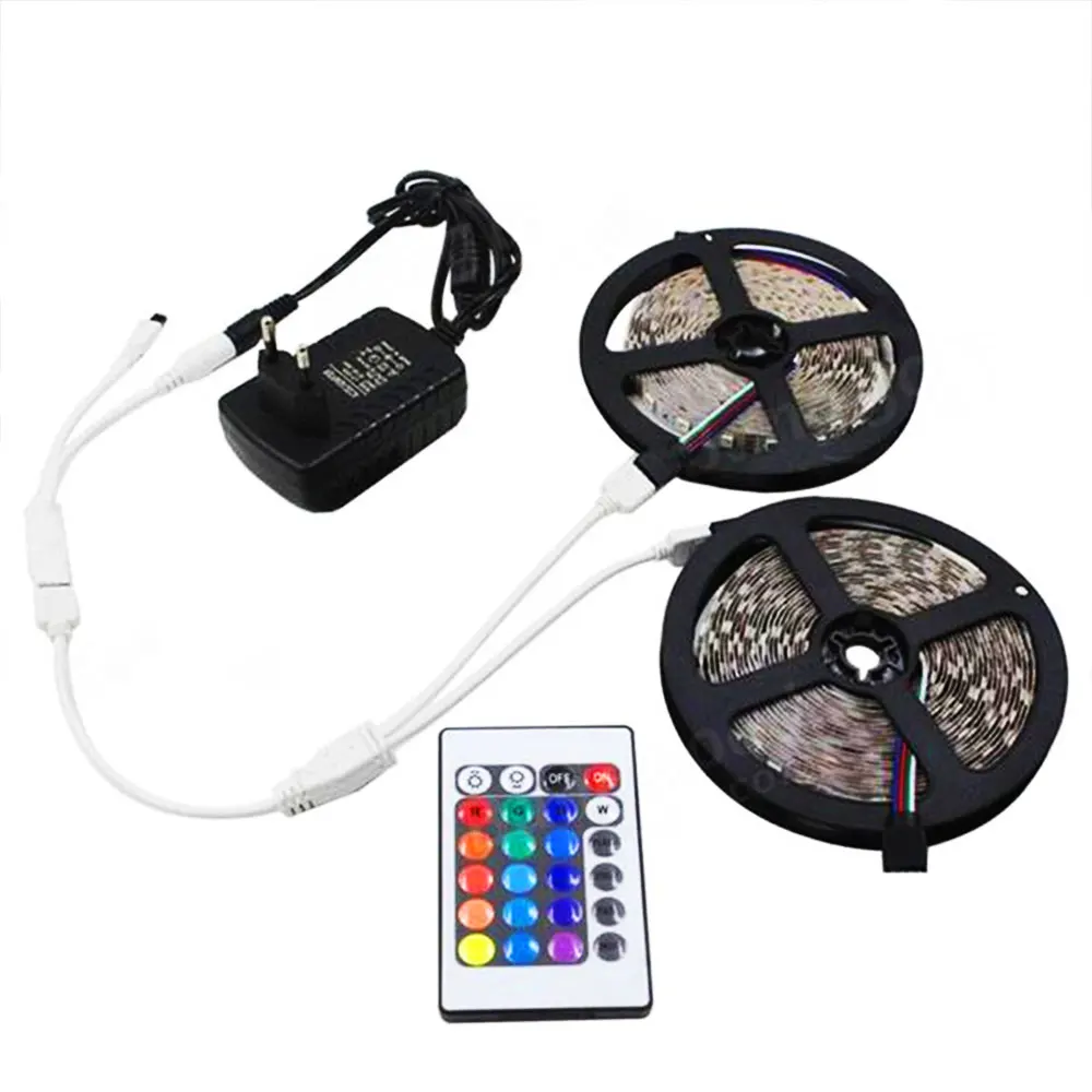 1 комплект 10 м RGB Светодиодный проблесковый маяк украшения с пультом дистанционного управления Водонепроницаемый
