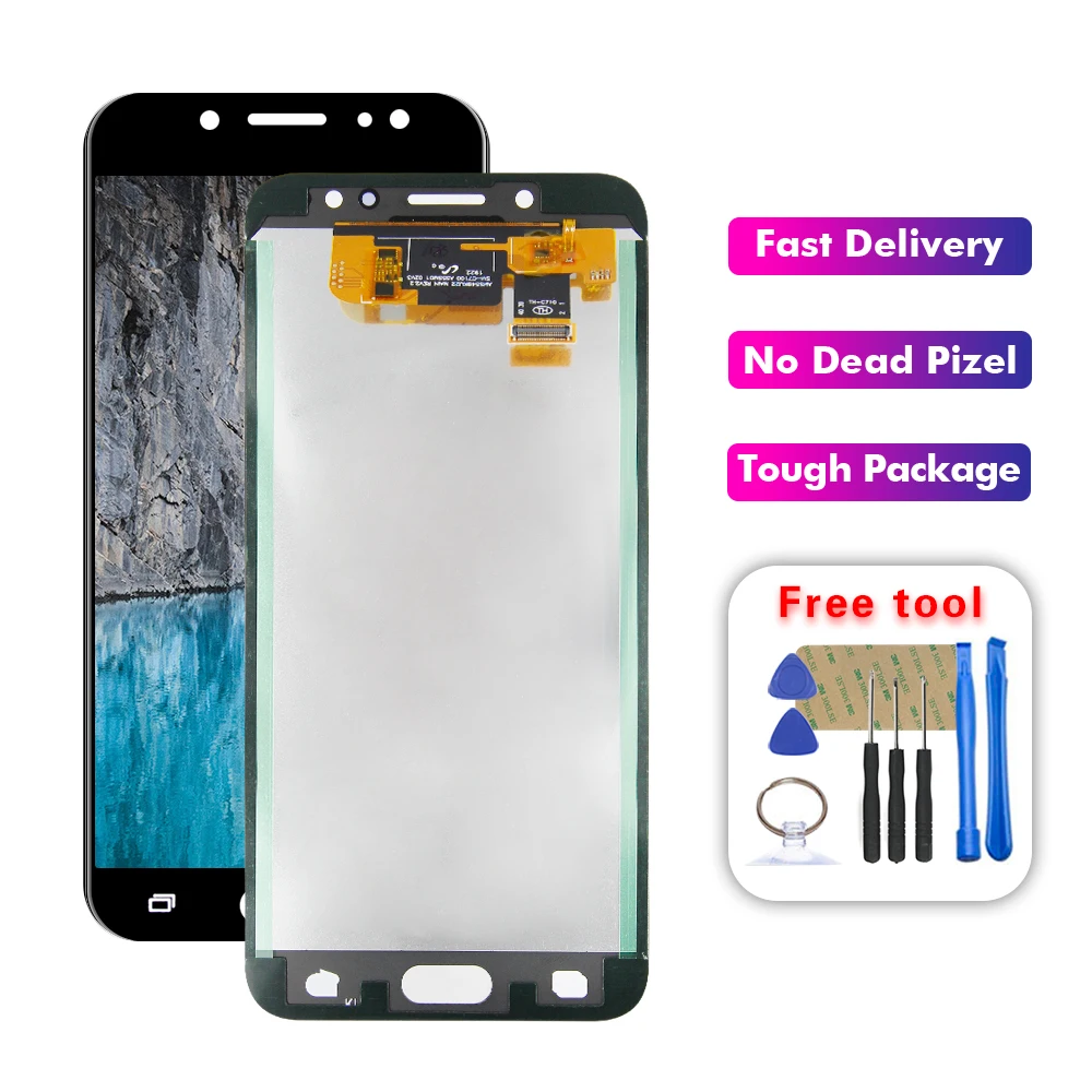 Для samsung Galaxy C8 SM-C710 C7100 C710F/DS ЖК-дисплей кодирующий преобразователь сенсорного экрана в сборе