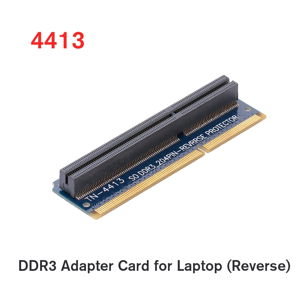SO DDR3 204PIN Тестовая карта-адаптер для защиты памяти Вертикальная обратная TN-4413 карта-адаптер для ноутбука