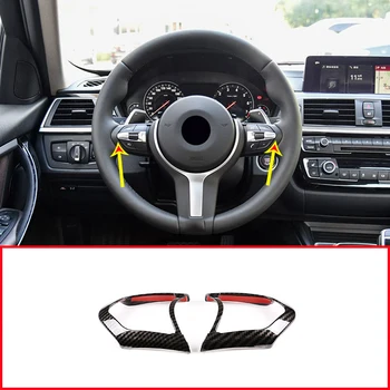 

Car accessories 3 Style ABS Car Steering Wheel Button Frame Trim Accessories For BMW F20 F22 F21 F30 F32 F33 F36 F06 M-Sport