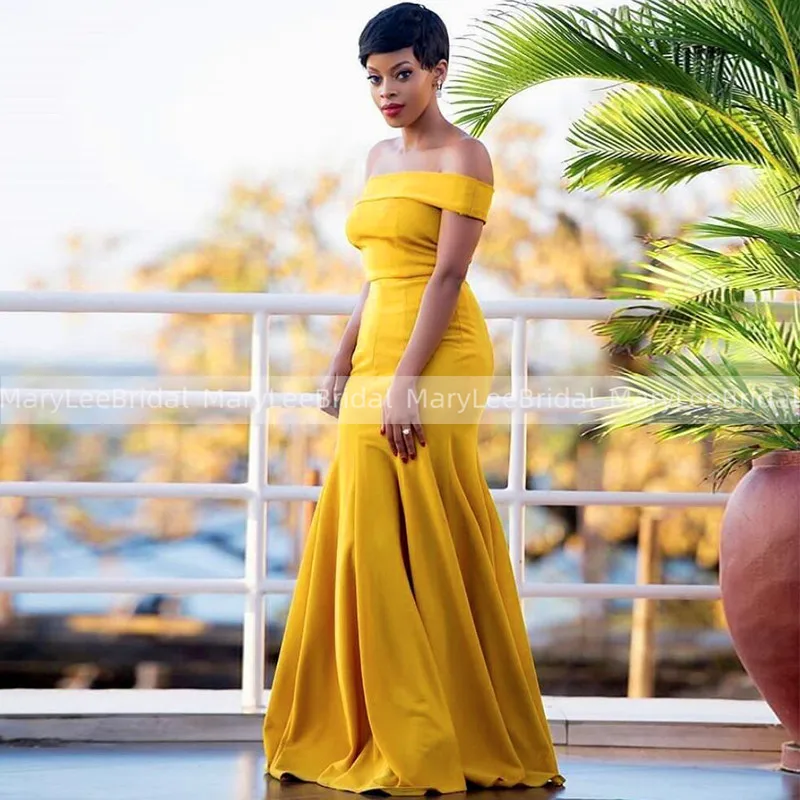 Vestidos de fiesta largos color mostaza Clearance