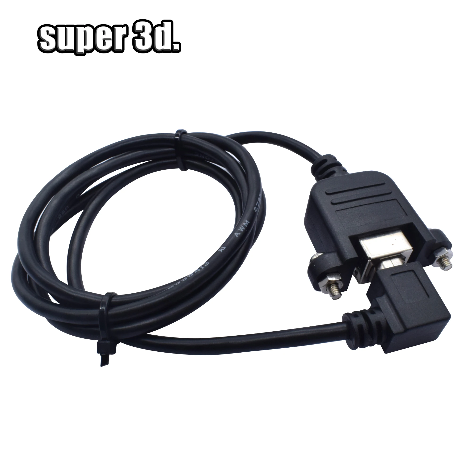 USB 2,0 A папа к USB B папа Тип B BM прямоугольный принтер сканер 90 градусов кабель 30 см 100 см BM угловой удлинитель