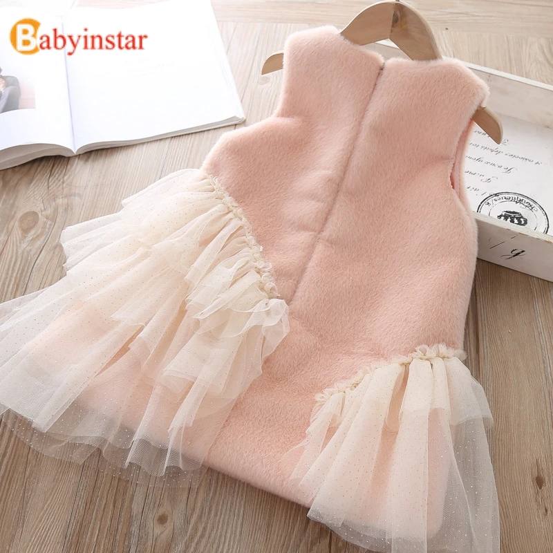 Babyinstar/модное зимнее платье для девочек вечерние платья с рисунком единорога для девочек детское платье принцессы для Единорог для малышей