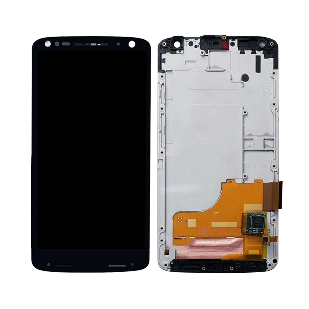 Для Motorola Moto X Force ЖК сенсорный экран дигитайзер сборка для MOTO X Force Dual SIM дисплей с рамкой XT1580 XT1581
