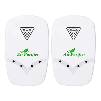 

2 Pack Air Purifier Mini Air Cleaner Air Ionizers for Odor Allergies Eliminator for Pets Cooking and Smoke Dust US Plug