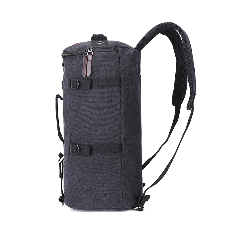 Large Capacity Backpack Men Travel Duffle Bag Male Luggage Canvas Bucket Shoulder Bag Outdoor Backpack