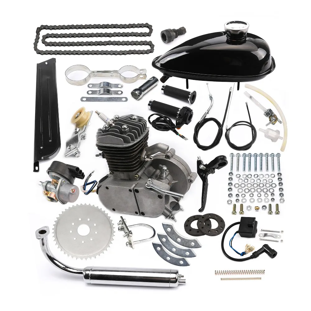 80CC 2 Stroke Cycle Engine Kit Fit 26\ or 28\ Motorized Bike Bicycle parts