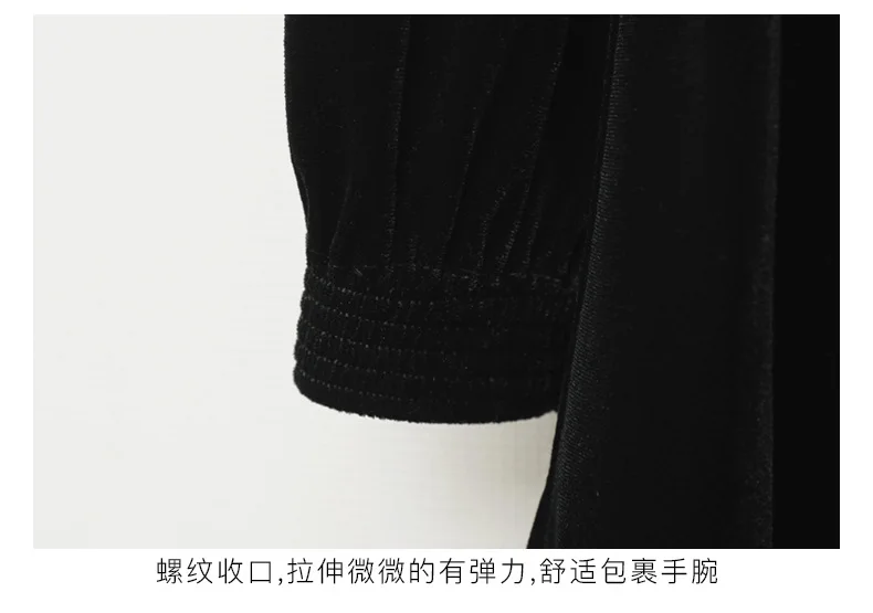 Teenage Kids Girls Winter Dress Fleece 2019 New Baby Girl Autumn Dress Black Kids Casual Dress Girl Children Top Toddler Dresses (2)
