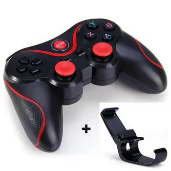 

HobbyLane T3 Bluetooth 3.0 Smart Phone Game Controller Wireless Gamepad Joystick with Stand for Android iPhone Tablets PC