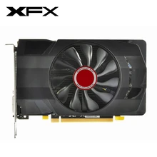 Новые видеокарты XFX RX 550 2 Гб видеокарты AMD Radeon RX550 2 Гб видеокарты HTPC GPU настольный компьютер Itx компьютерная игровая карта Видеокарта