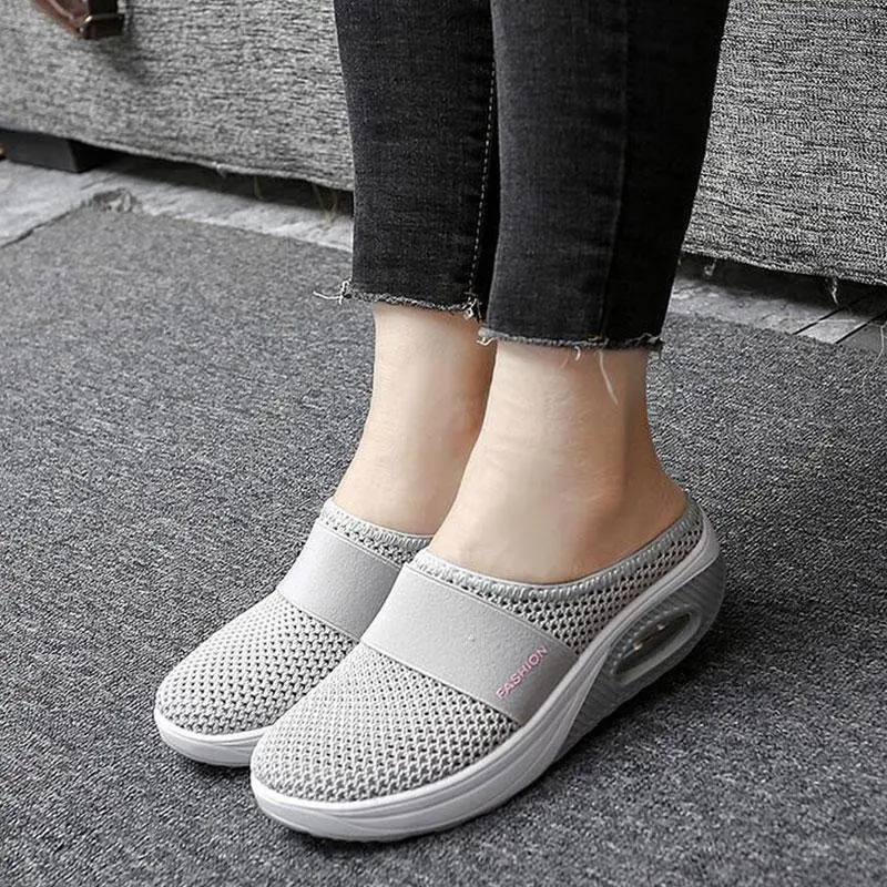 Women Sandals Fashion Wedges Platform Shoes Female Slides Women's Slippers Breathable Mesh Lightweight Ladies Footwear Women Sandals Fashion Wedges Platform Shoes Female Slides Women's Slippers Breathable Mesh Lightweight Ladies Footwear