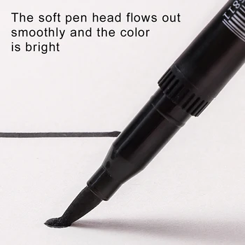 

12pcs 24pcs Art Supplies Drawing Liner Marker Double Headed Smooth Writting Coloring Stationery Fineliner Pen School Student