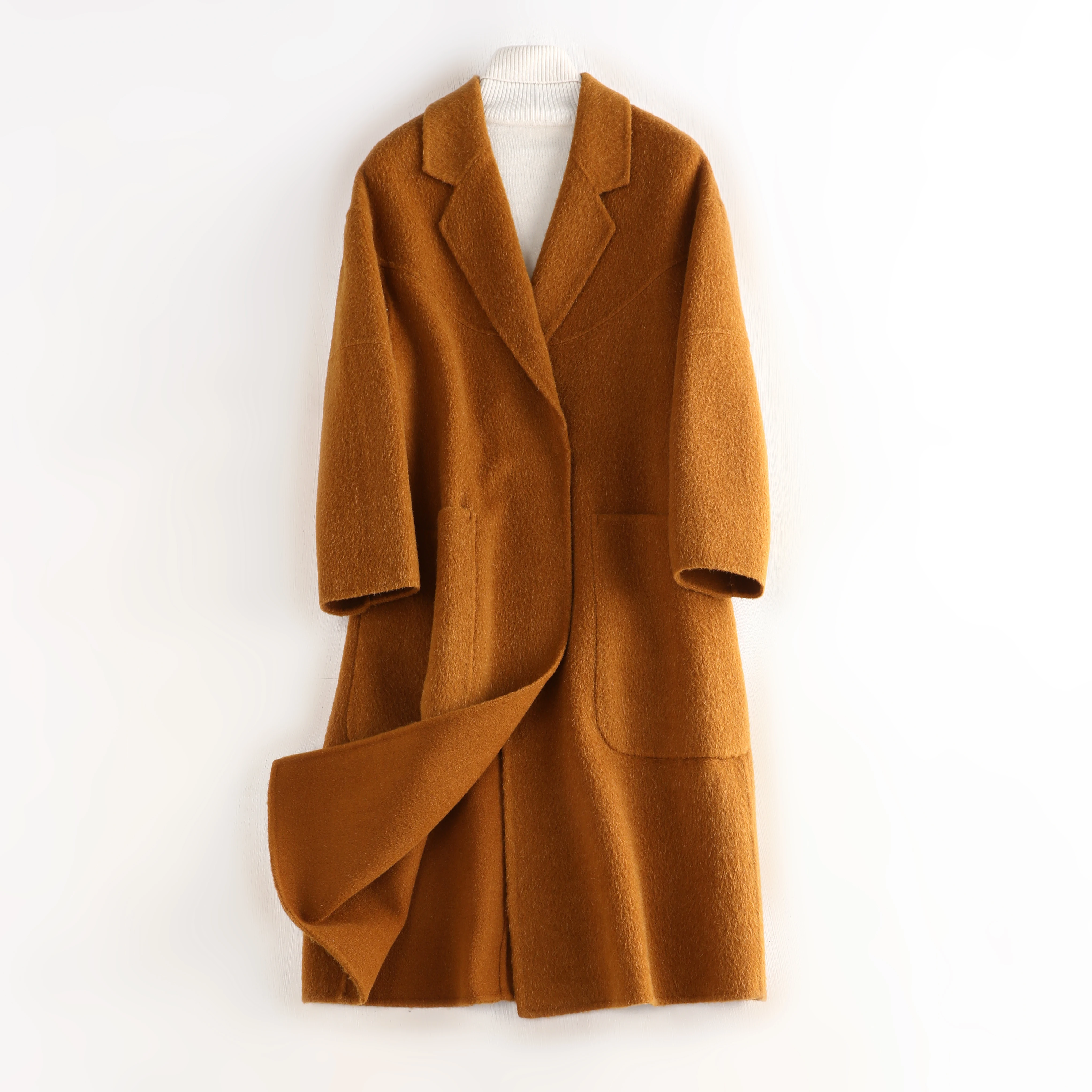 2019 весенние женские зимние шерстяные кашемировые пальто теплые тонкие модные