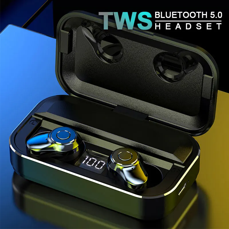 A6 TWS Bluetooth наушники беспроводные наушники с сенсорным управлением металлический материал спортивный басовый вкладыш sluchawki bluetooth-гарнитура с микрофоном