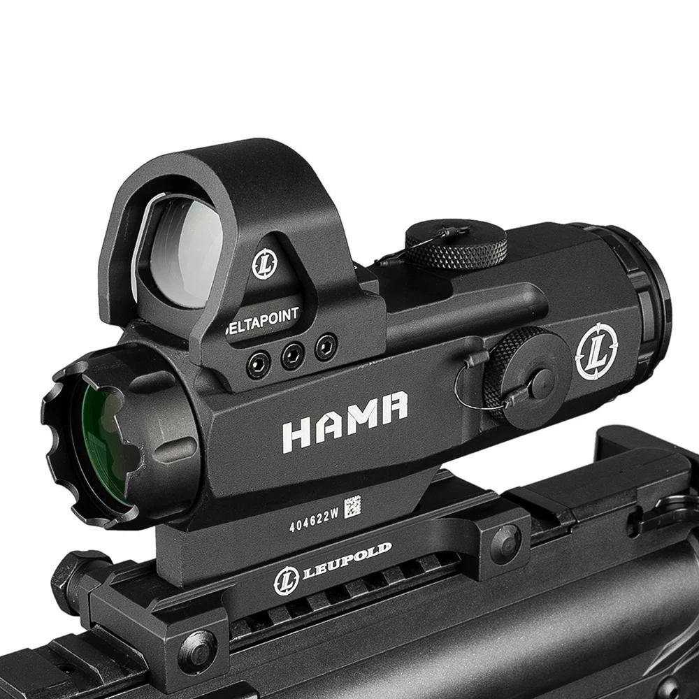 Тактический прицел 4x24 HAMR Red Dot Mark 4 высокоточный многорежимный с линзами для