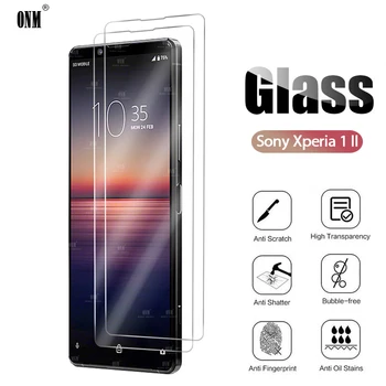 Перейти на Алиэкспресс и купить 2 шт., закаленное стекло для sony Xperia 1 II, защита экрана 2.5D 9H, закаленное стекло для sony Xperia 10 II, защитная пленка