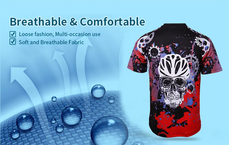 X-Tiger полиэстер нижние трикотажные изделия Горный велосипед DH рубашка быстросохнущие велосипедные Трикотажные изделия с коротким рукавом MTB горные одежды
