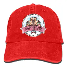 Унисекс на день рождения хлопковая Джинсовая Шляпа для папы Регулируемая простая Кепка