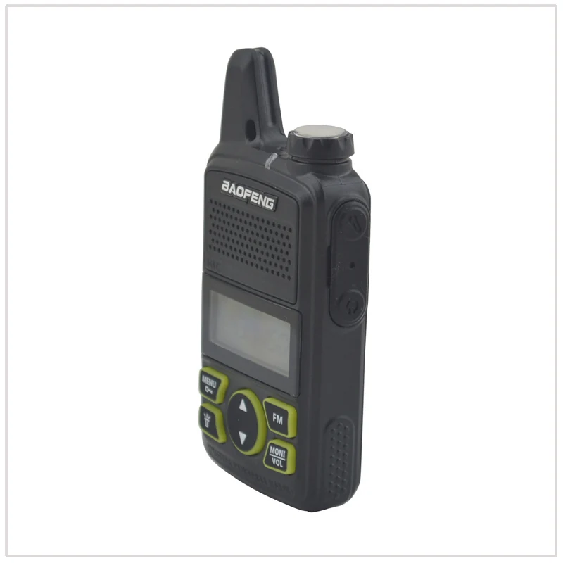 2 шт. baofeng bf-t1 рация UHF 400-470 МГц 20CH 1 Вт Мини карманный портативный ветчина fm-радио с наушником