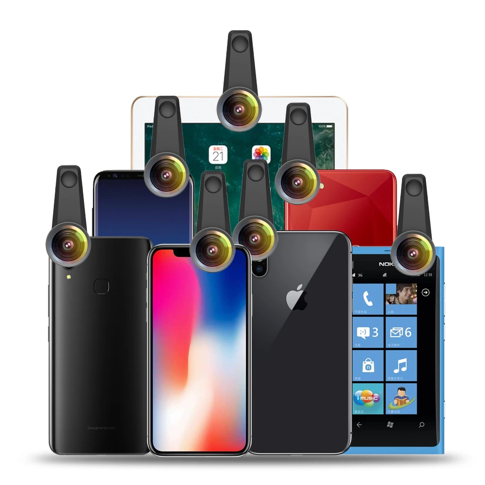 APEXEL 11 в 1 камера телефон объектив комплект широкоугольный Макро полноцветный/grad фильтр CPL ND Звездный фильтр для iPhone Xiaomi всех смартфонов