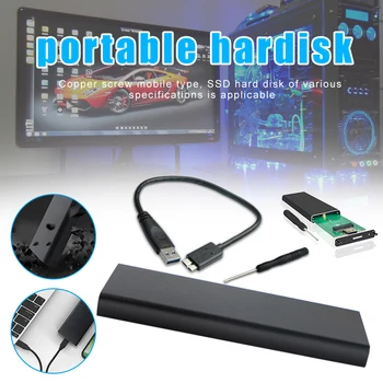 

M.2 to USB Mobile HDD Enclousure for 2.5inch SATA Hard Drive H-best