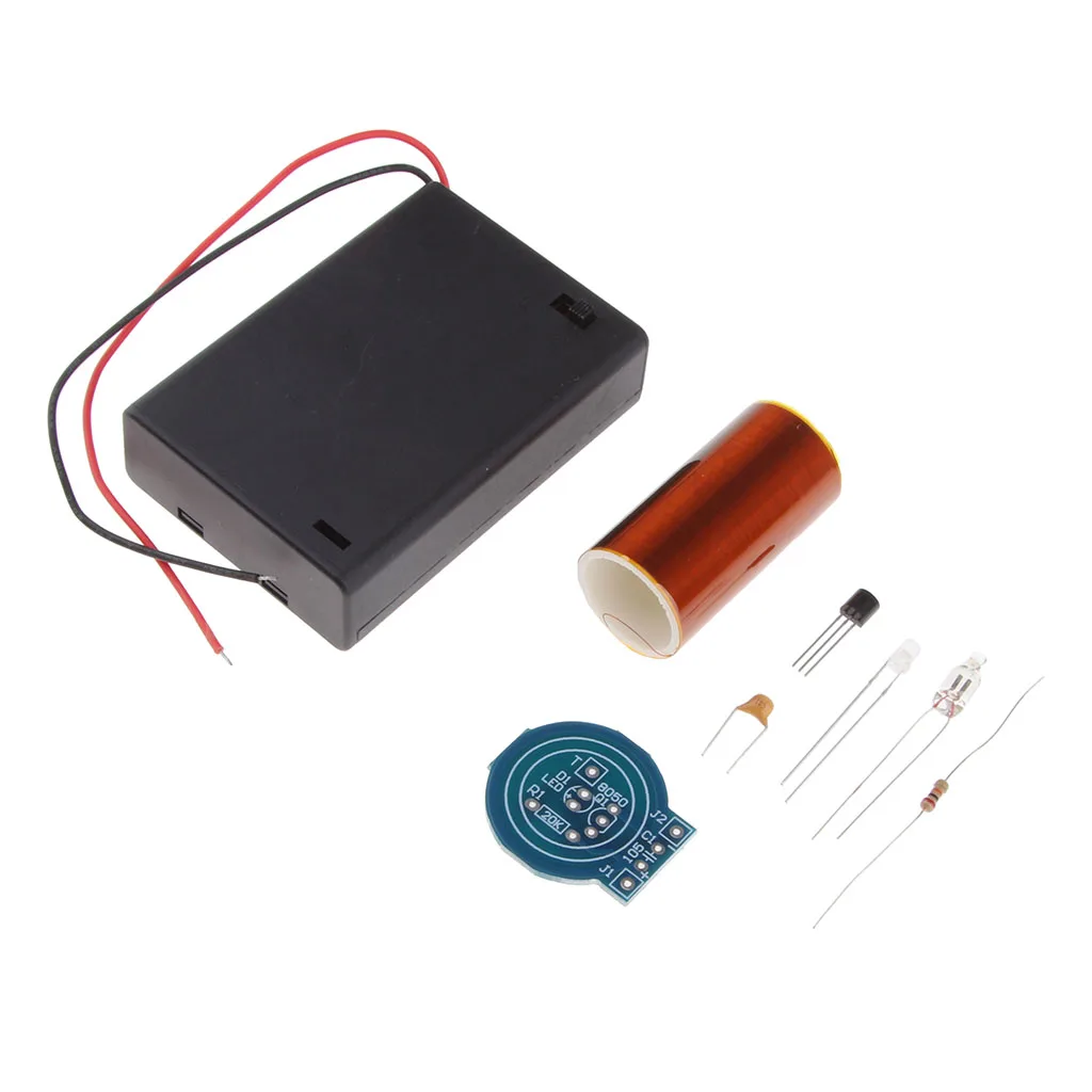 Mini SSTC Table Tesla Coil DIY Kit No Arc Light from a Distance Assembled