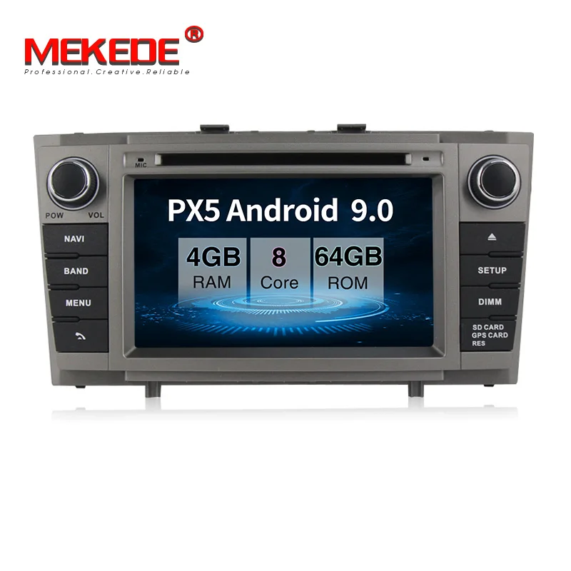 Автомобильный мультимедийный плеер 4 Гб ОЗУ 64 ПЗУ android 9 0 для Toyota Avensis/T25 2008 2013 gps