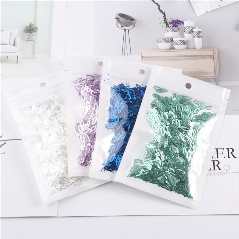 100Pcs/Pack 3*9MM Hollow Horse Eyes Sequins PVC Paillettes DIY Wedding Sewing Sequin Craft Garment Lentejuelas Accessories