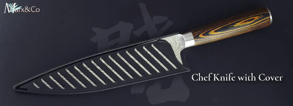 7cr17 440c gyuto aço inoxidável damasco desenho