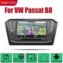 TBBCTEE Android 2 Din автомобильное радио, dvd для Volkswagen VW Passat B8 Magotan~ автомобильный мультимедийный плеер gps навигационная система