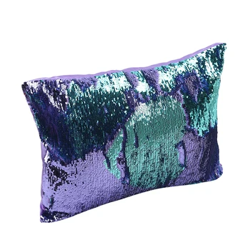 

Double-Sided Sequins Pillow Cover Home Bedroom Living Room Sofa Pillowcases Home Decoration Pillowcase