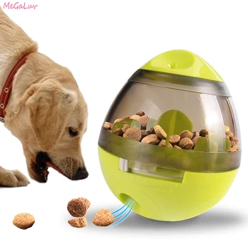 

Interactive Dog Tumbler Toy Pet Shaking Leakage Food Container Toys Cat Dog Supplies Food Treat Ball Bowl For Small Medium Dogs