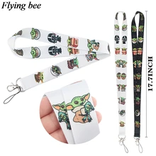 Flyingbee Baby Yoda lanyard The Mandalorian Cute Keychain Badge Lanyards Mobile Phone Rope Keyring Key Lanyard X0838 Desk Accessories Flyingbee Baby Yoda lanyard The Mandalorian Cute Keychain Badge Lanyards Mobile Phone Rope Keyring Key Lanyard X0838 Desk Accessories