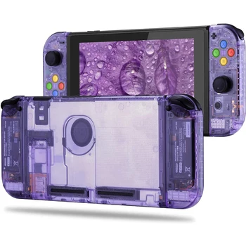 

DIY Replacement Shell For Nintend Switch Clear Atomic Back Plate For NS Joycon Handheld Controller Housing With Full Set Buttons